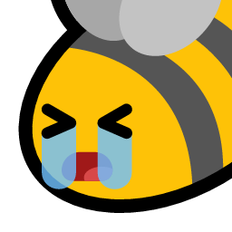 bee sob loud emoji